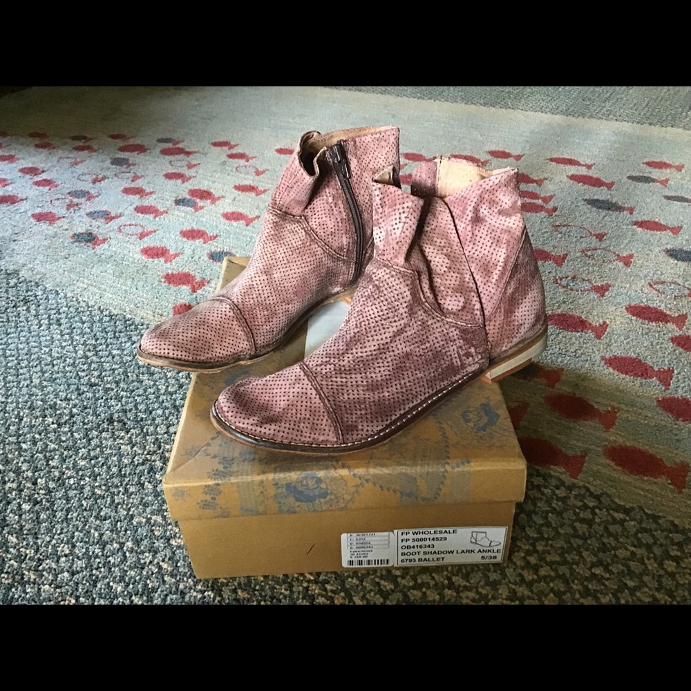 Free People Shadow Lark Ankle Bootie